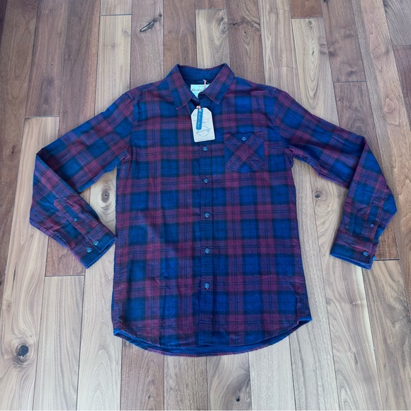 Weatherproof Vintage Plaid Button Down Shirt Men Size S NWT - Picture 2 of 8